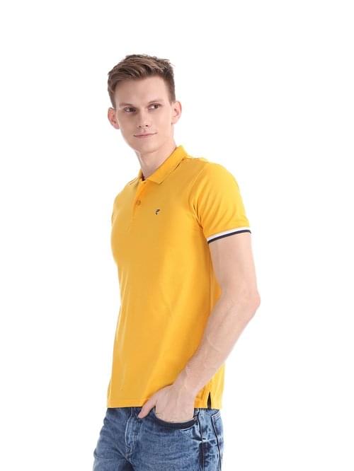 Stylish T-shirt Yellow For Boys