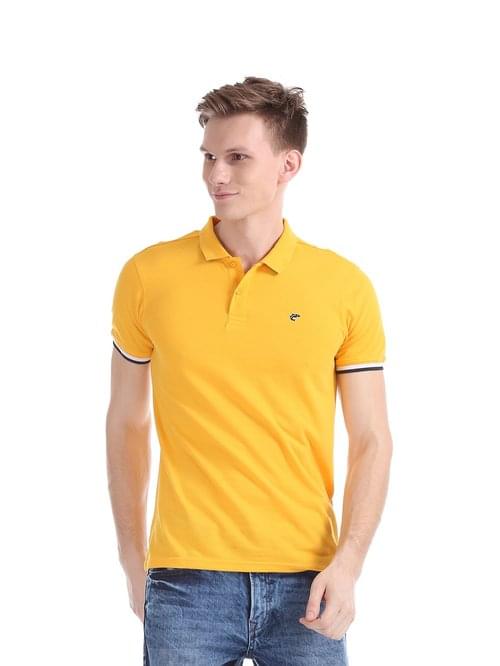 Stylish T-shirt Yellow For Boys